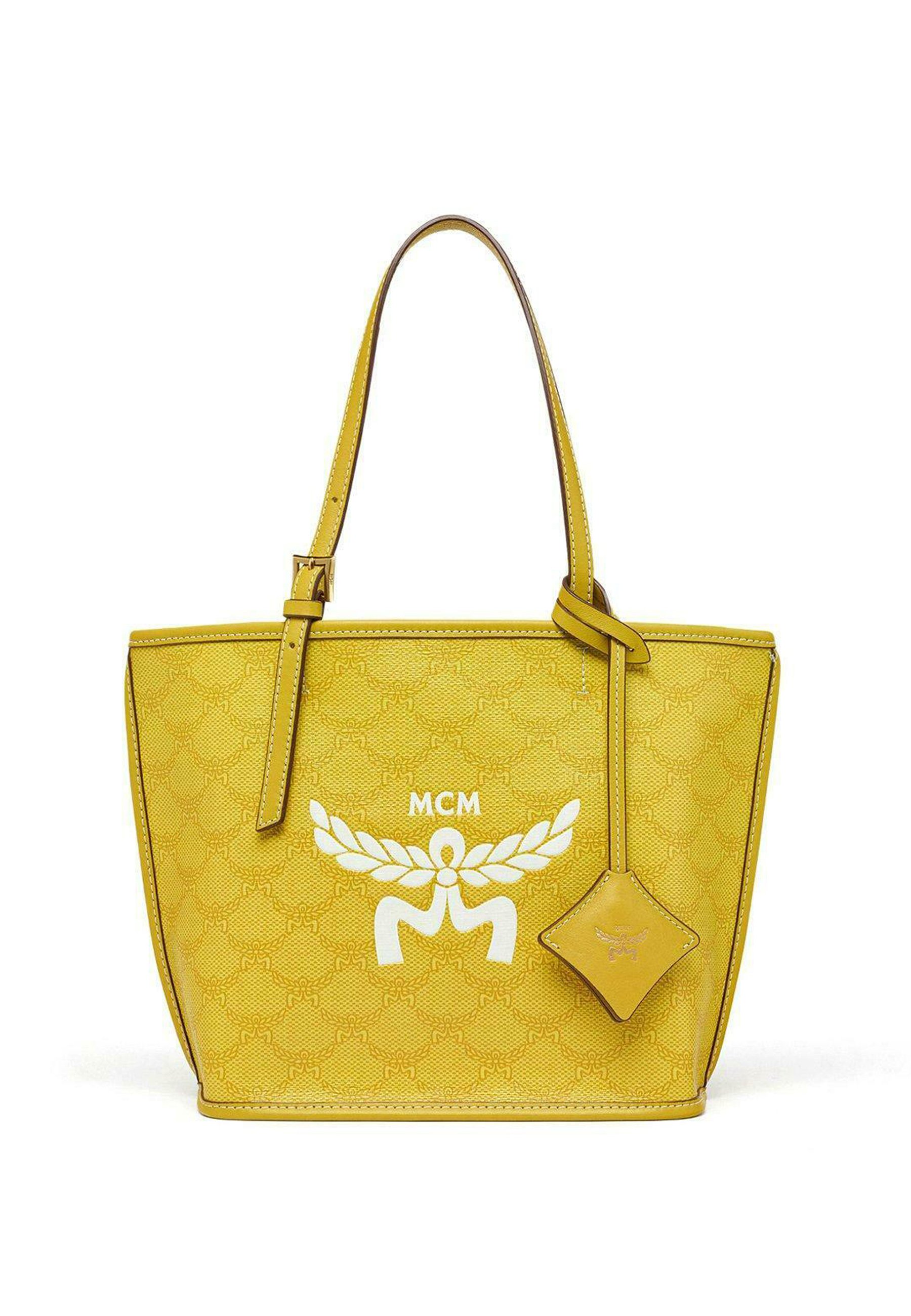 MCM HIMMEL LTS MNI I9 - Tote bag - yellow - Zalando