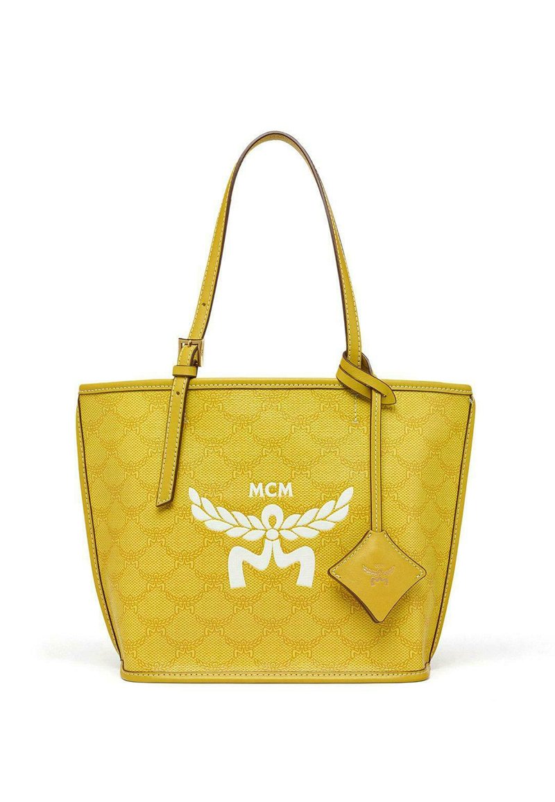 MCM HIMMEL LTS  MNI I9 - Shopping bag - yellow