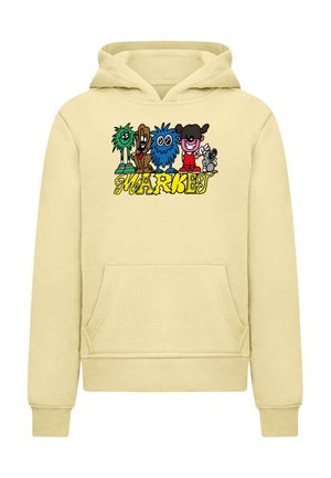 MY SQUAD  - Felpa con cappuccio - softyellow