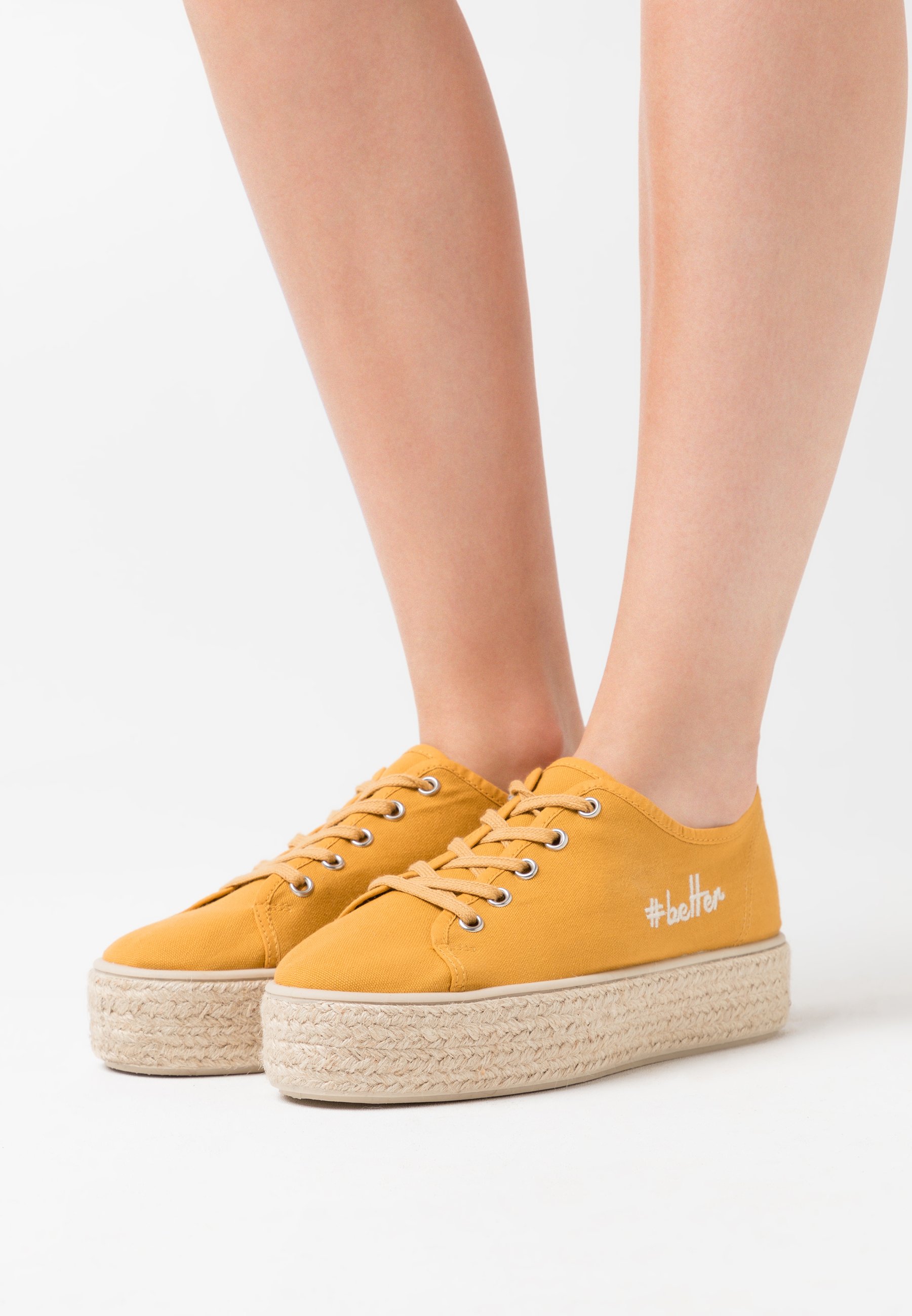 mustard yellow espadrilles