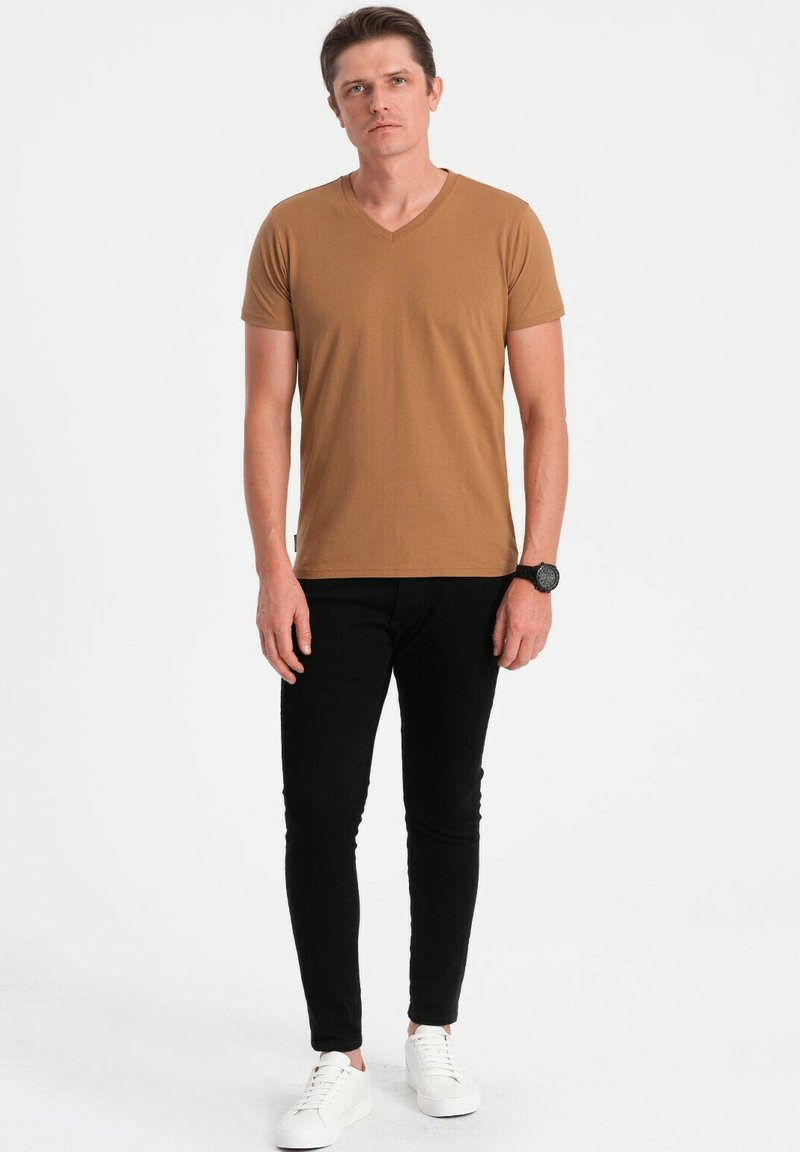 Ombre T-shirts basic - brown
