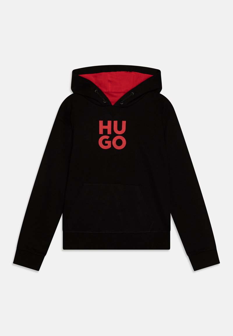 Hugo Childrens Boys Sweater In Black