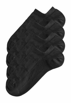 4 PACK   - Calcetines tobilleros - black bow texture