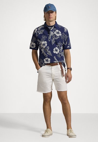 Polo Ralph Lauren Big & Tall HIBISCUS PRINT POLO SHIRT - Polokošeľa - dark blue