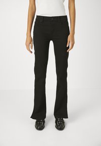 7 for all mankind - TAILORLESS - Bootcut jeans - black Thumbnail Image 1