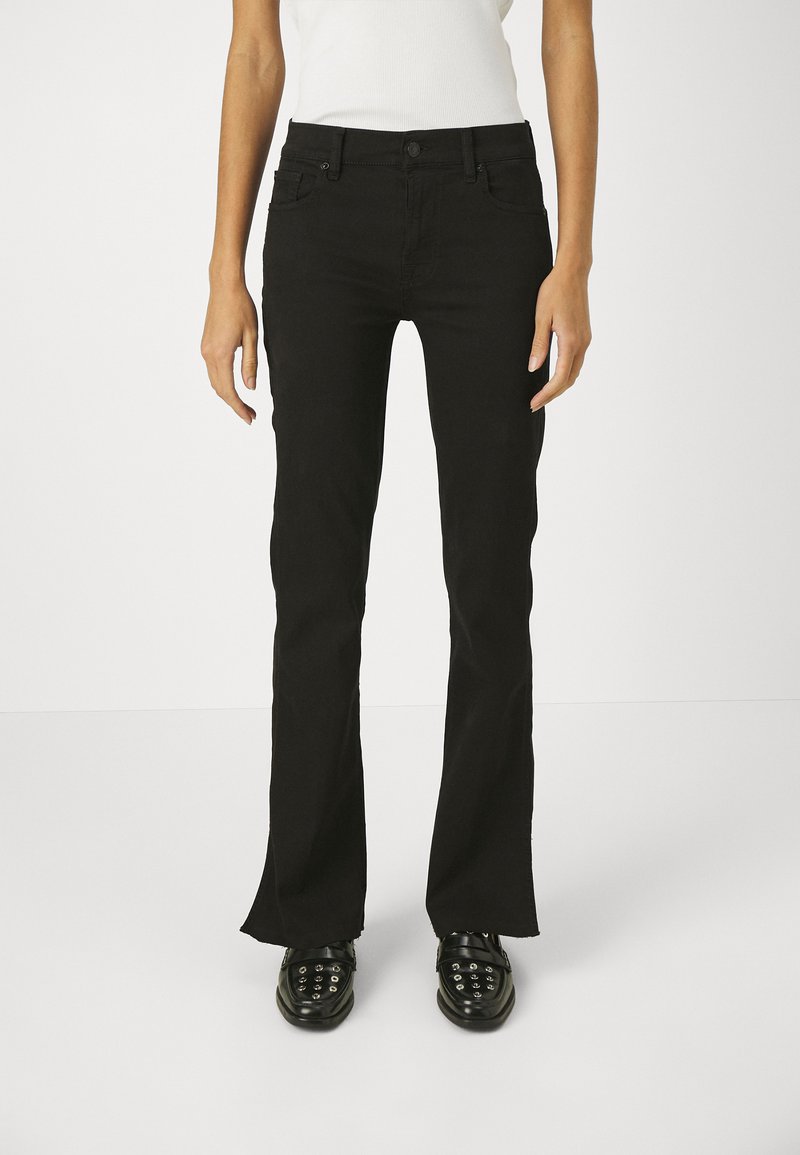 7 for all mankind - TAILORLESS - Jeans bootcut - black, Ingrandire