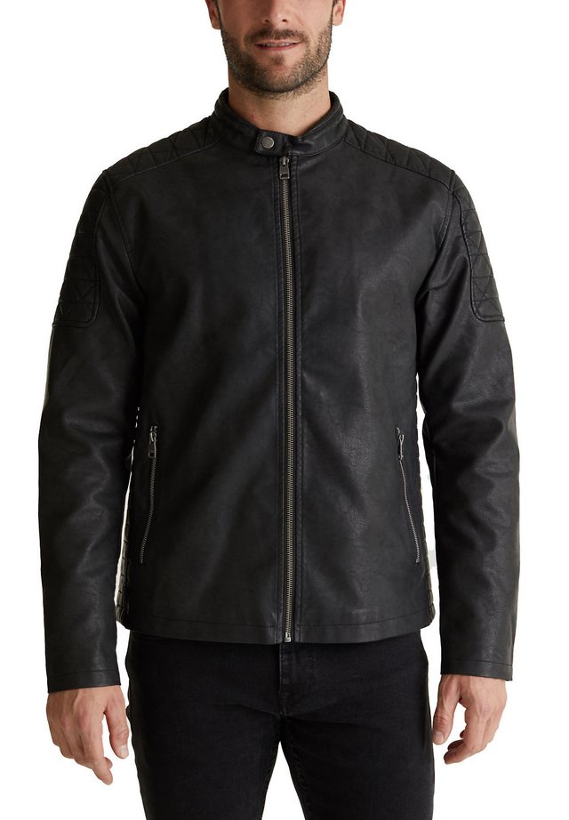 Giacca di pelle - black
