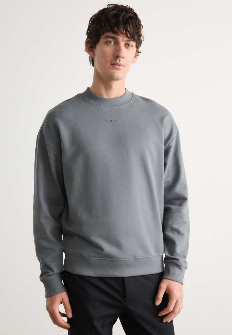 HUGO DAPOCREW - Mikina - open grey