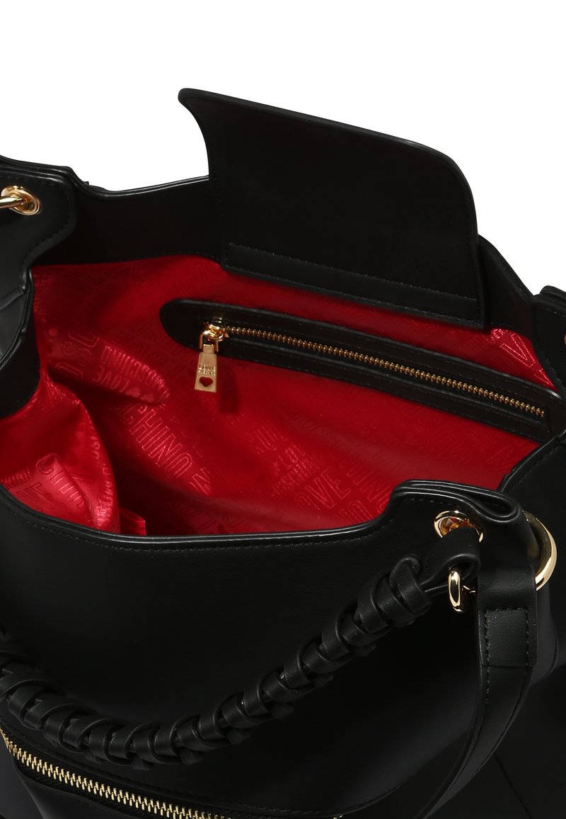 Damen Handtaschen | Love Moschino MIT LABEL APPLIKATION Umhängetasche nero/schwarz - TC23826 Damen Handtaschen | Love Moschino MIT LABEL APPLIKATION Umhängetasche nero/schwarz - TC23826
