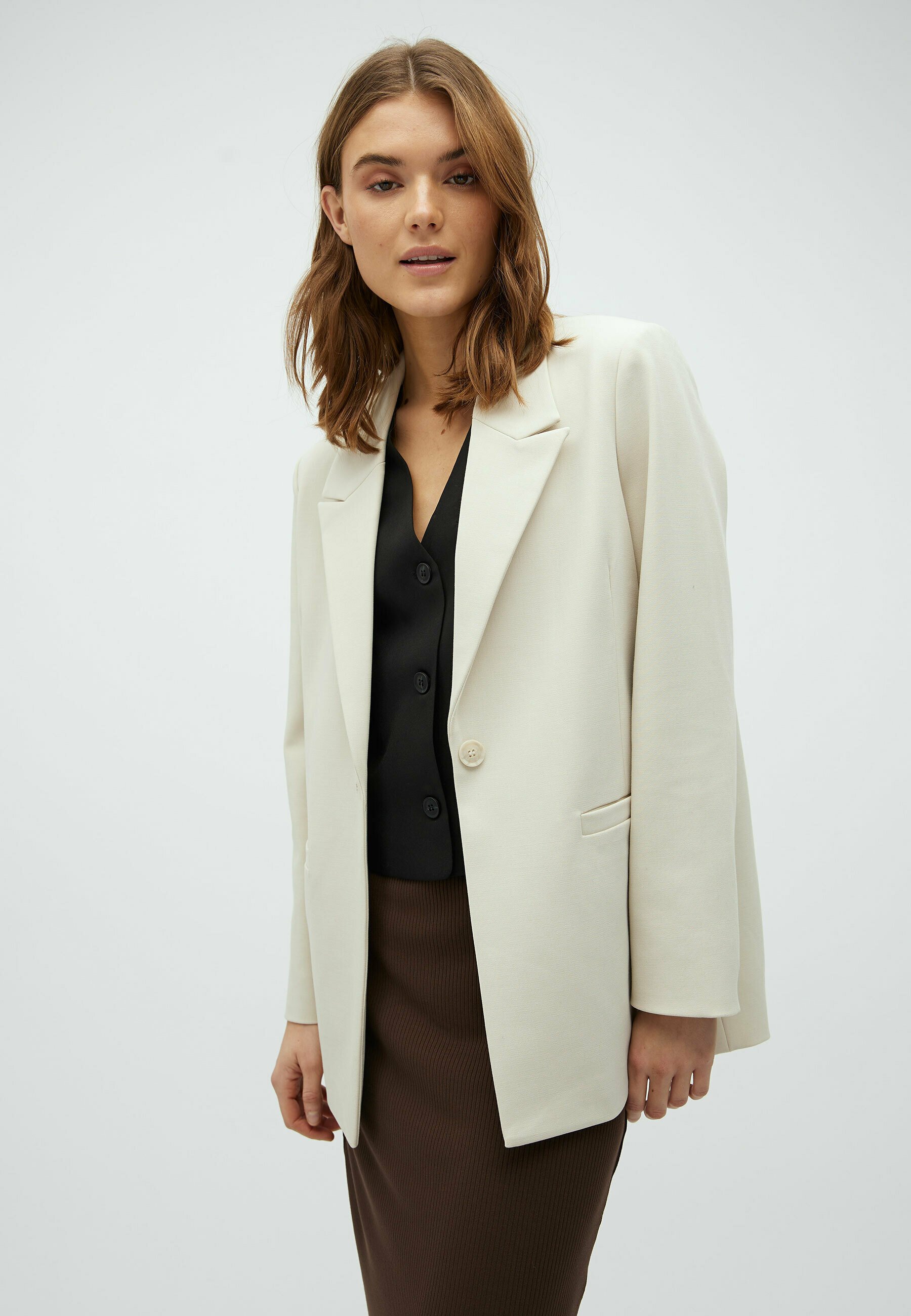 mbyM MAEVA M - Kurzmantel - oyster/beige - Zalando.de 