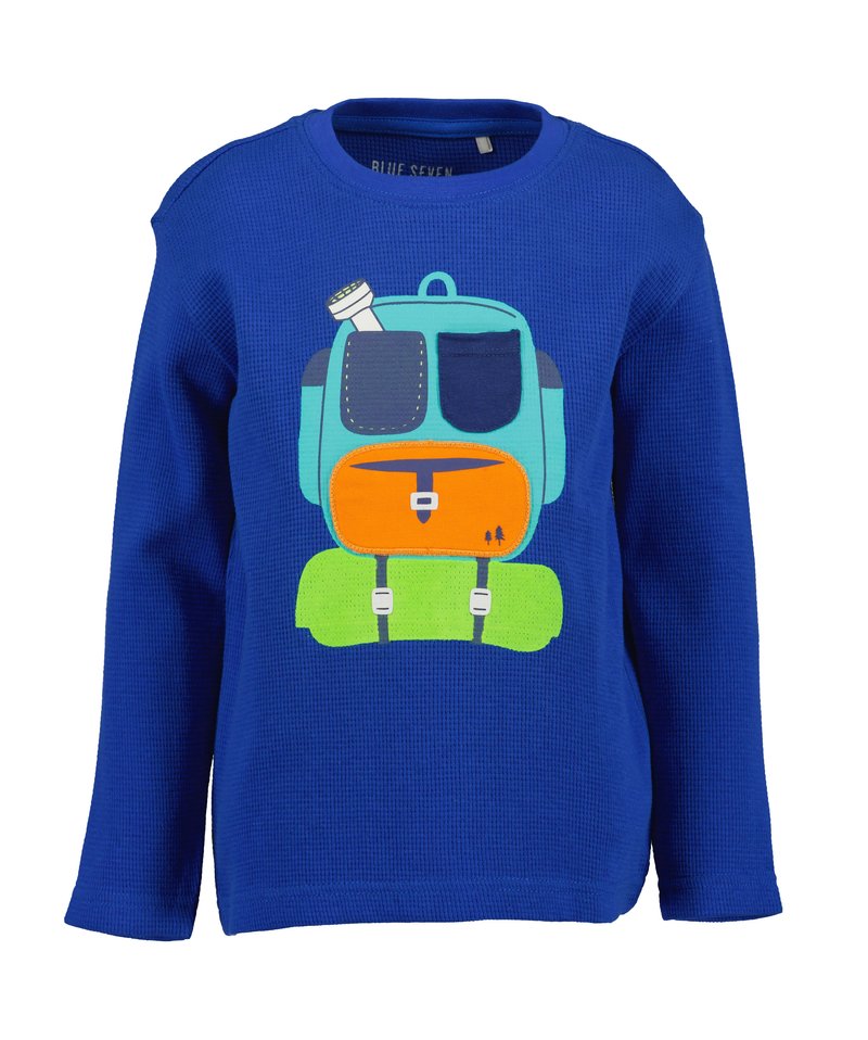 Blue Seven Long Sleeves - Triko s potiskem - blau