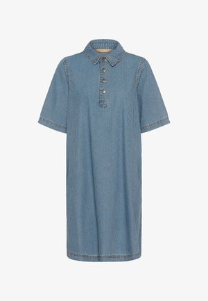 Culture, CUAYNA SHORT SLEEVE - Abito a camicia - blue white stripe
