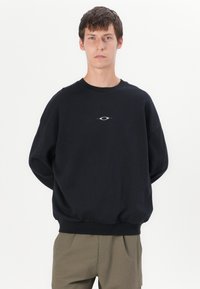 Oakley STACKED METAL CREWNECK  - Felpa - blackout