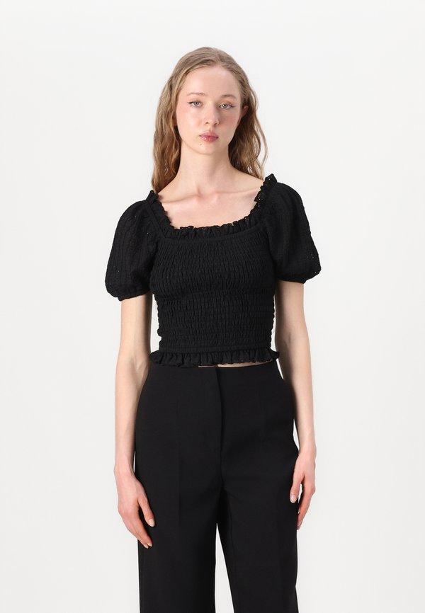 PUFF SLEEVE FRILL - Top