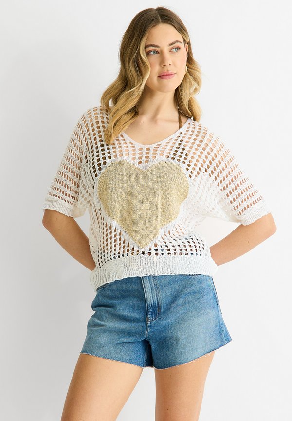 T-Shirt print - weiß