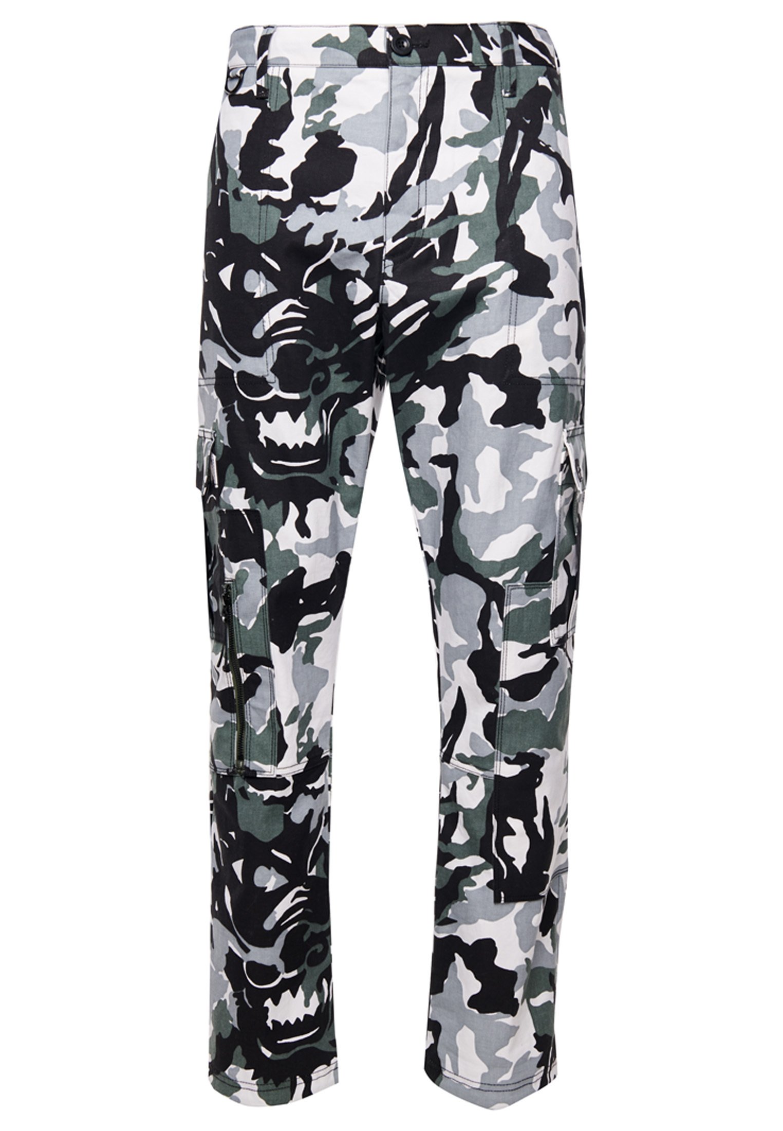 Superdry Pantaloni cargo - dragon camo/grigio - Zalando.it