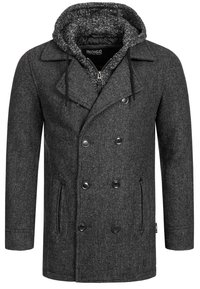 INDICODE JEANS Cappotto corto - black