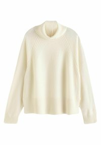 HIGH ROLL NECK - Svetr - white ecru
