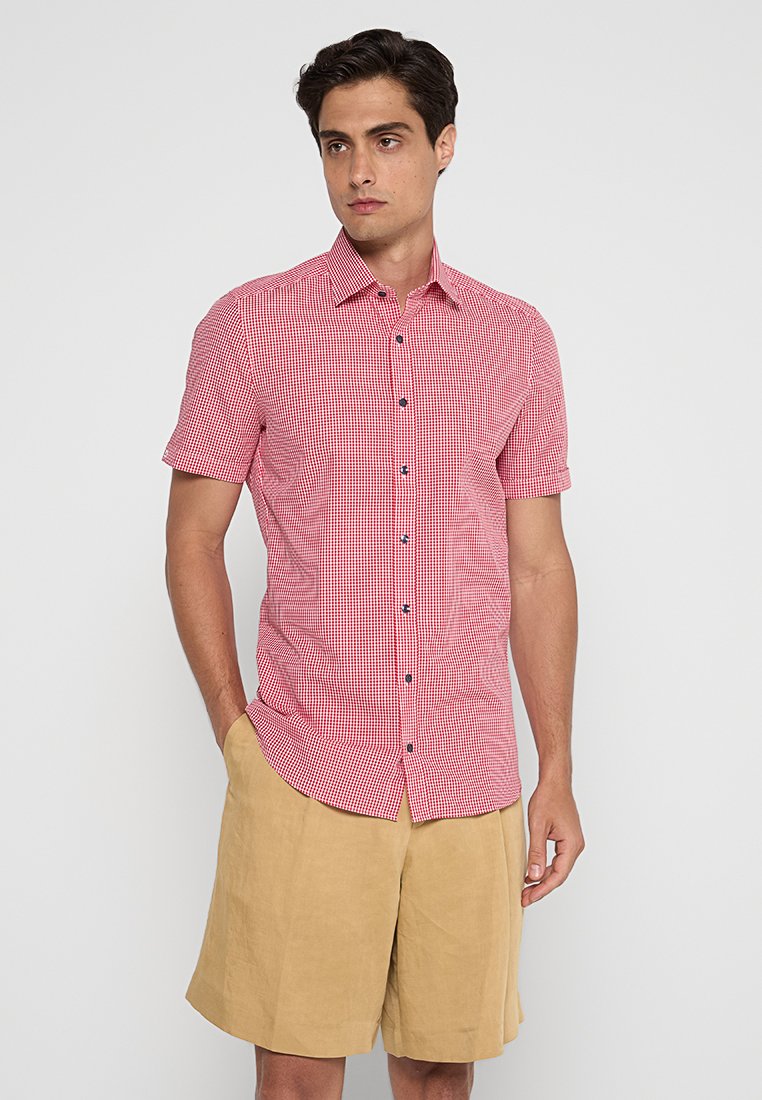 OLYMP Level Five Overhemd rood