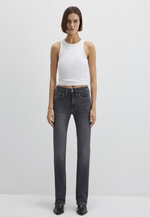 MARIA - Jeans Bootcut - lt smoke glam