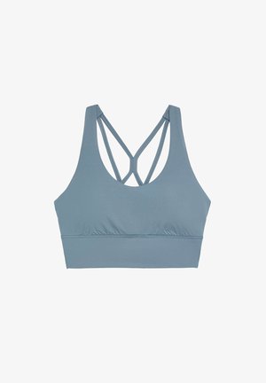 OYSHO Sportovní podprsenky se střední oporou - blue grey