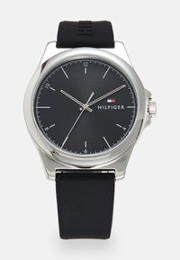 Tommy Hilfiger NORRIS - Pulkstenis - black/silver-coloured