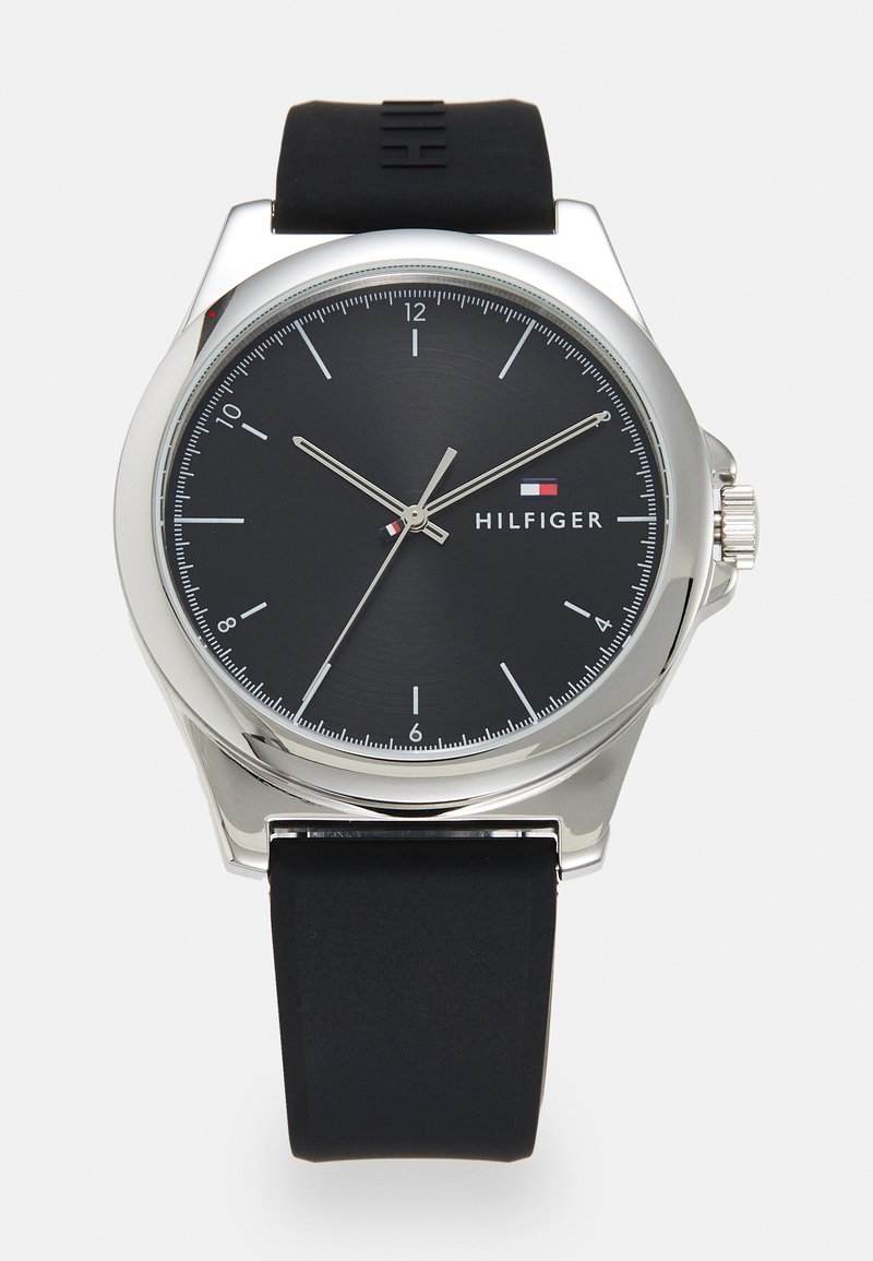 Tommy Hilfiger NORRIS - Pulkstenis - black/silver-coloured