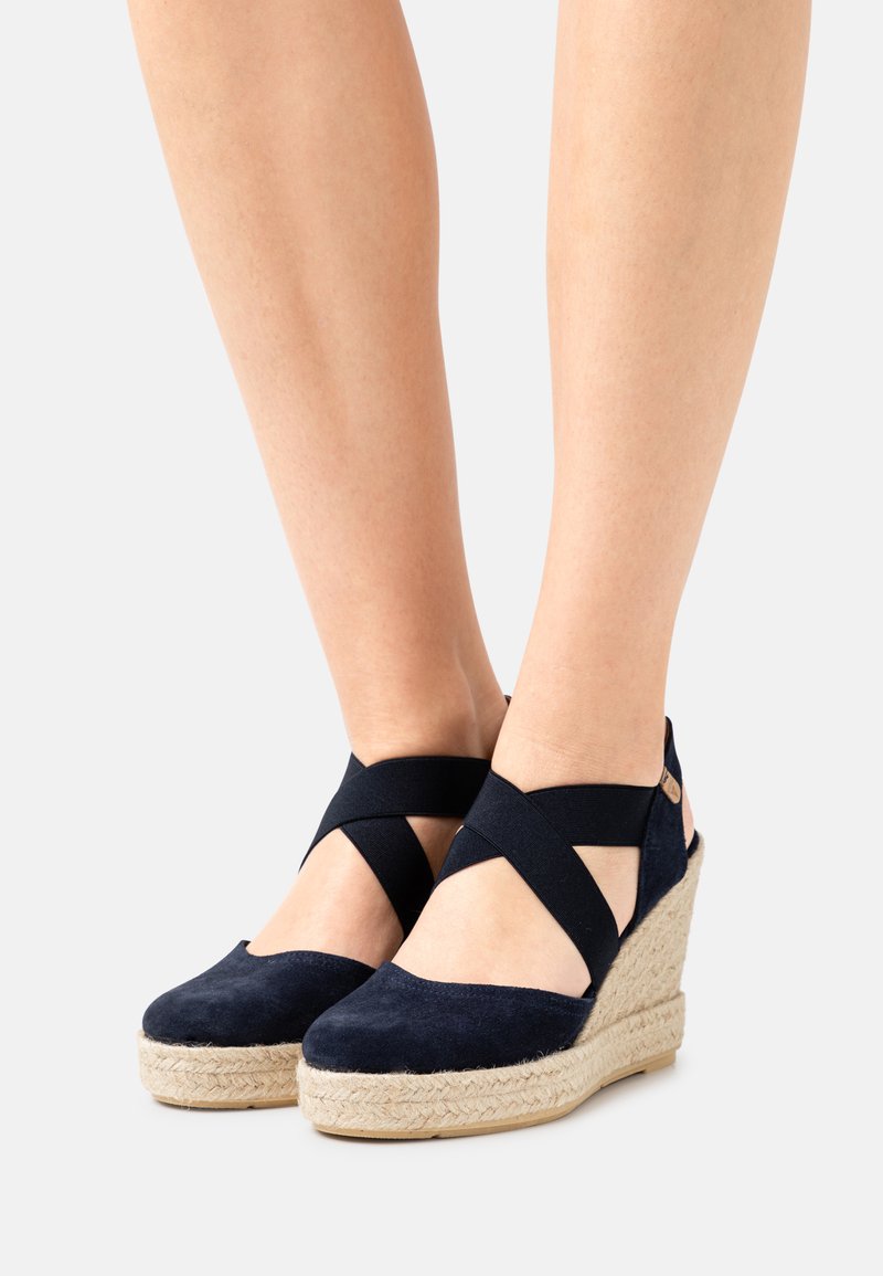 Damen Pumps | VERBENAS SOL SARDEGNA Plateausandalette marino/blau - TB69423 Damen Pumps | VERBENAS SOL SARDEGNA Plateausandalette marino/blau - TB69423