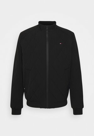 STRETCH DIAMOND QUILTED JACKET - Giacca da mezza stagione - black