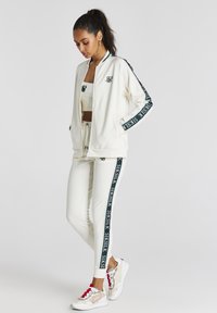 SIKSILK LUXE CLUB - Mikina na zip - ecru