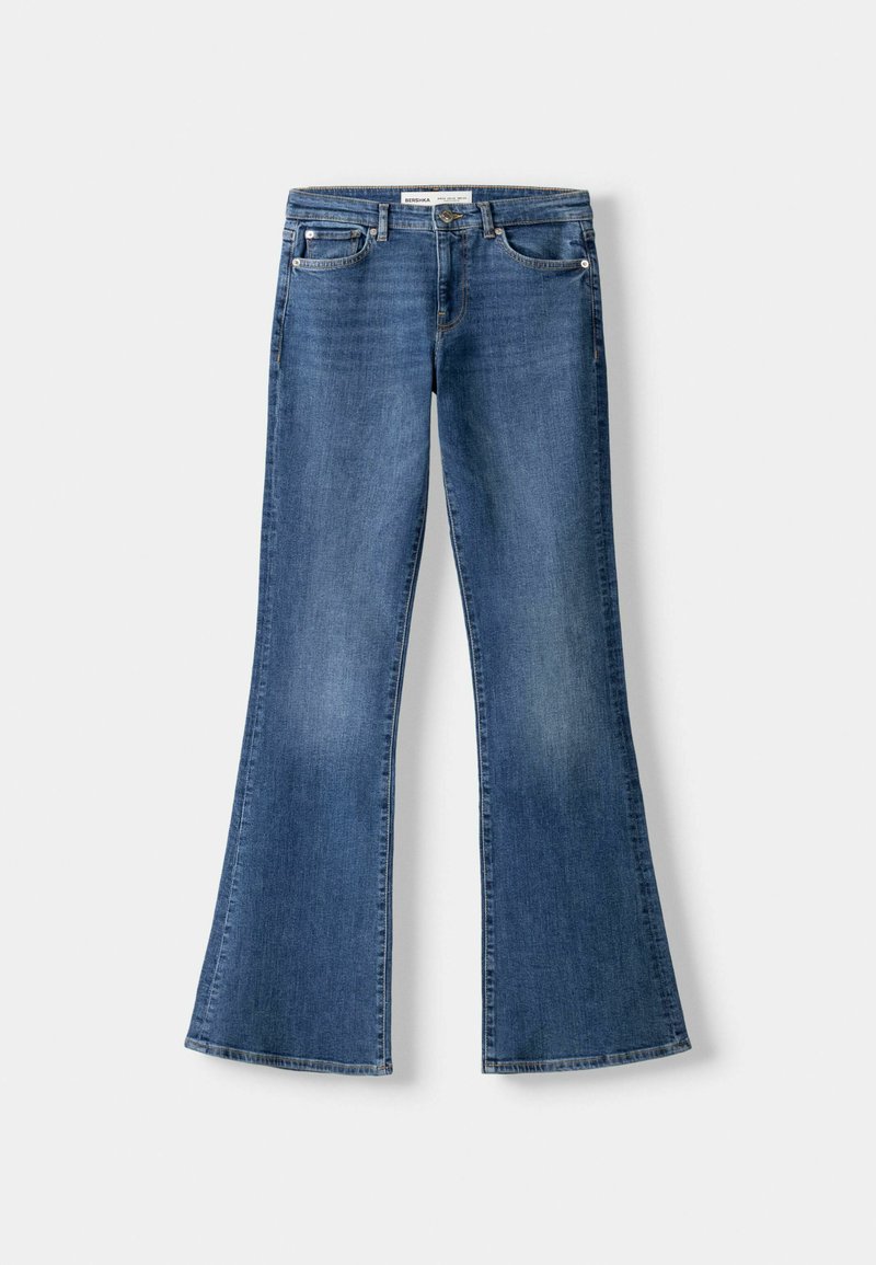 Bershka Jeans a zampa blu scuro