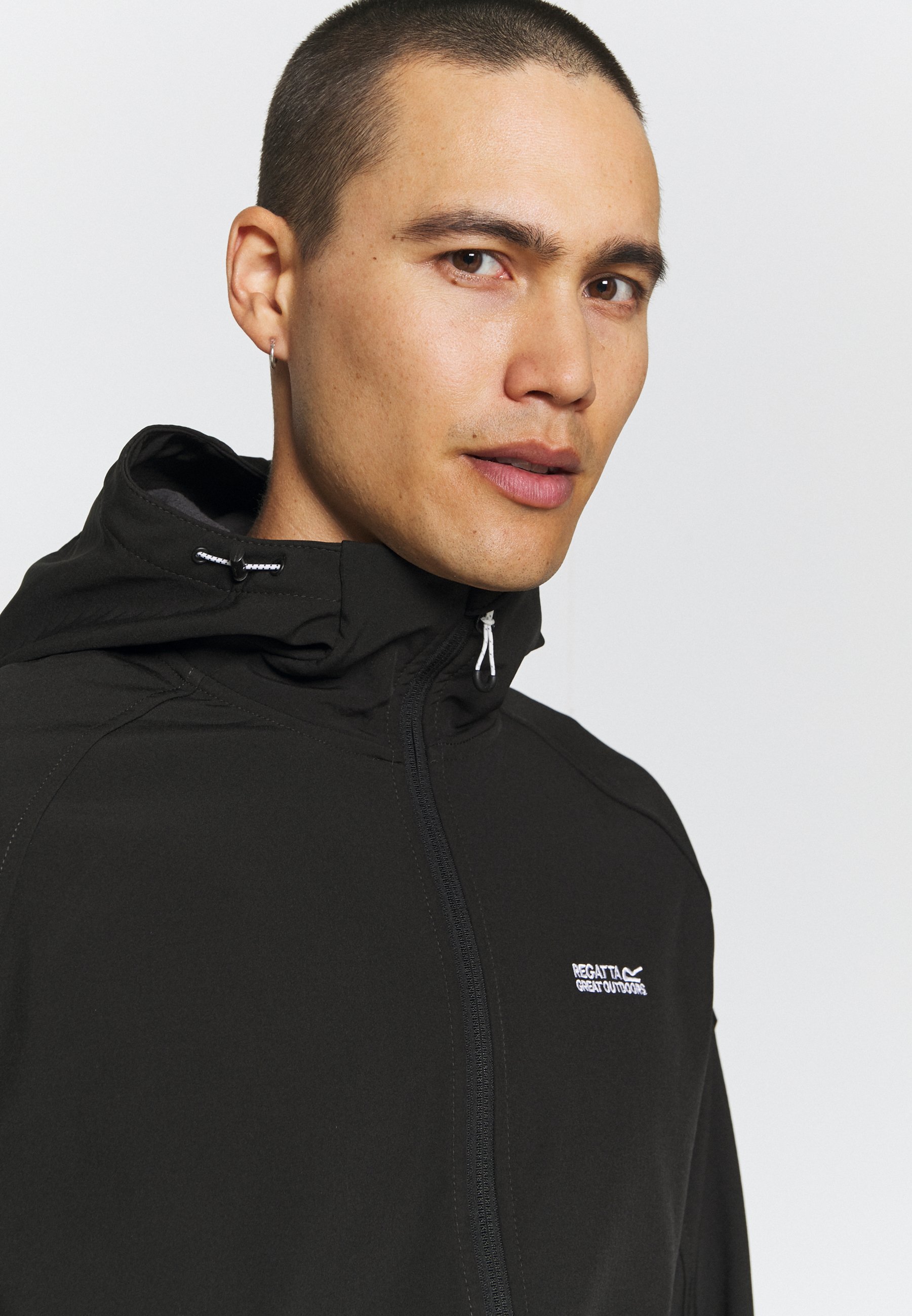 regatta black softshell jacket