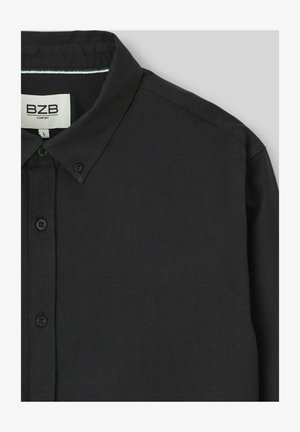 BZB OXFORD UNIE - Chemise - noir