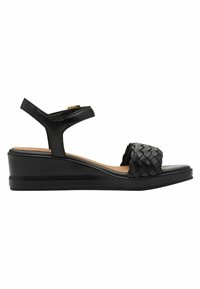 Marco Tozzi Sandalen met sleehak - black
