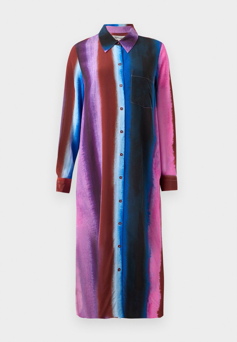 Diane von Furstenberg Blousejurk donkerroze Diane von Furstenberg Blousejurk donkerroze