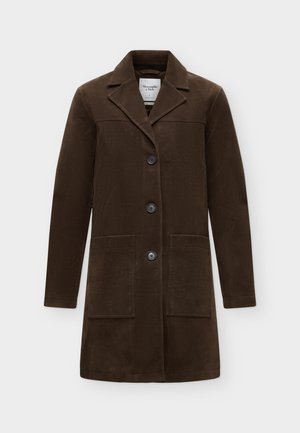 Abercrombie & Fitch, AUG3 LONGLINE JACKET - Класическо палто - brown