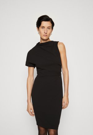 Calvin Klein ASYMMETRIC DRESS - Dienas kleita - black