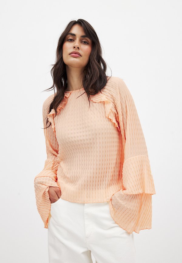 Bluse - apricot