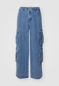 TAKEDA UNISEX - Darba apģērba stila džinsi - bright blue