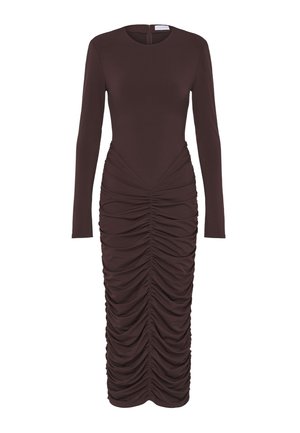 LeGer by Lena Gercke, JOHANNA DRESS - Φόρεμα από ζέρσεϊ - dark brown
