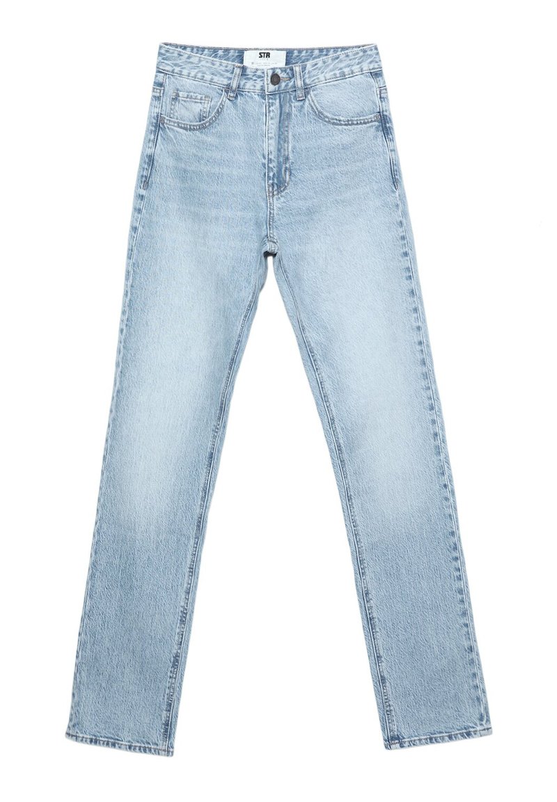 Stradivarius Straight leg jeans lichtblauw Stradivarius Straight leg jeans lichtblauw