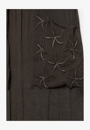 PULL&BEAR, WITH BEADING - SAROUEL TROUSERS - Trousers - brown