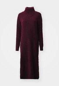 VMBOOM ROLLNECK DRESS  - Robe pull - winetasting melange
