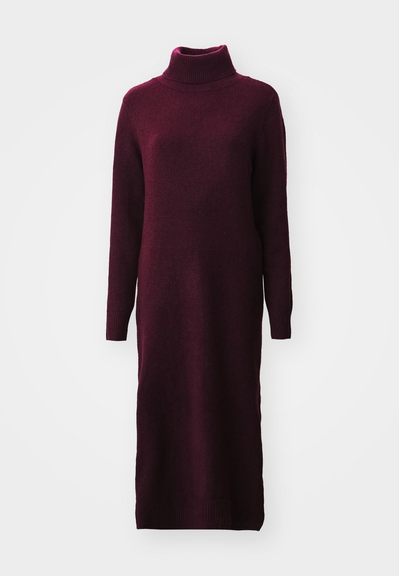 Vero Moda Gebreide jurk donkerrood