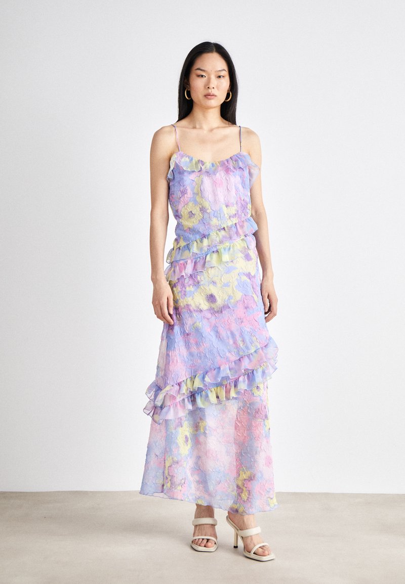 Cras DRESS - Robe longue - blue/pink