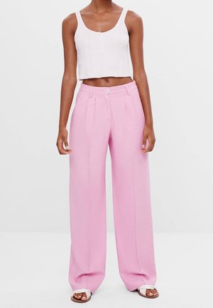 Bershka, Stoffhose - pink