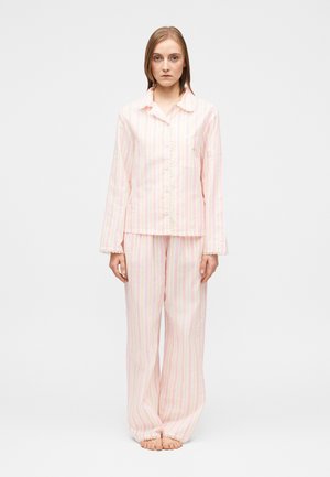 STRIPED - Pidžaamakomplekt - lemon/rose