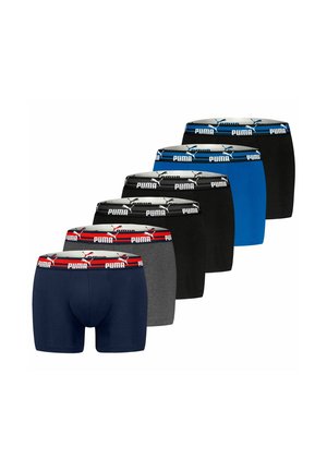 EVERYDAY 6 PACK - Boxer Briefs -  schwarz blau grau mit logobund