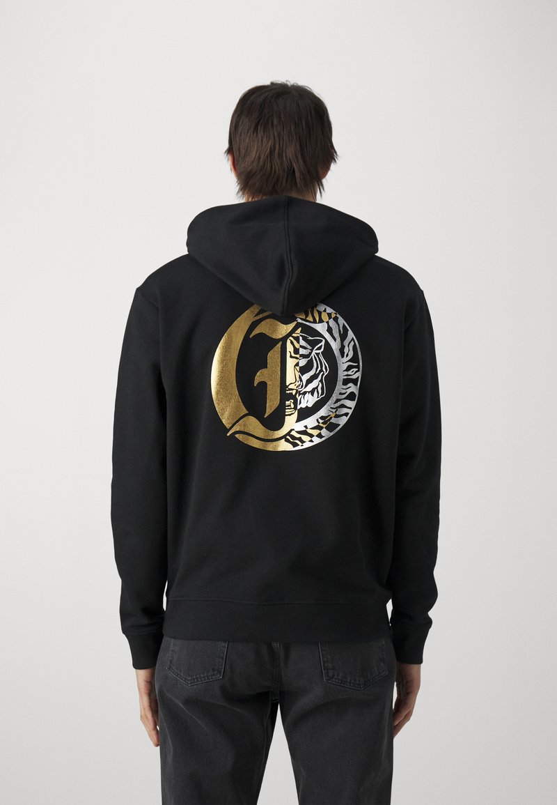 Cavalli Class Peeking Tiger Design Black Sweatshirt main image 1
