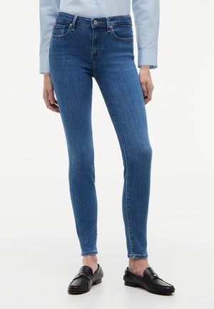 Tommy Hilfiger NOS COMO SKINNY RW MID BLUE - Jeans Skinny Fit - nos mid blue